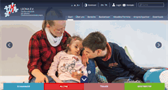 Desktop Screenshot of leona-ev.de