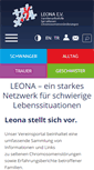 Mobile Screenshot of leona-ev.de